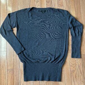 WHBM Tunic Sweater - Gray Sz Medium